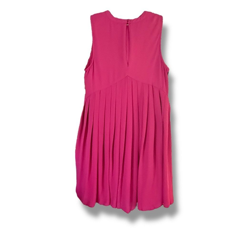 Vibrant Pink Sleeveless Dress - Picture 2 of 2